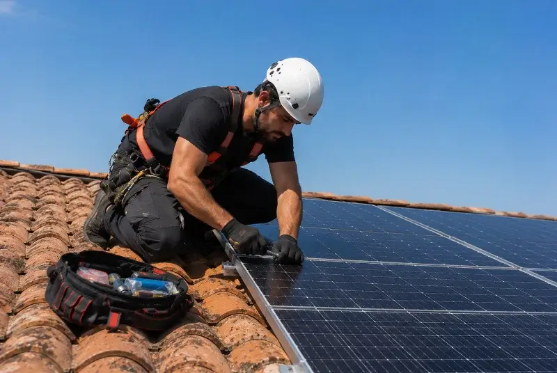 Maintenance et monitoring de panneaux solaires à Orx