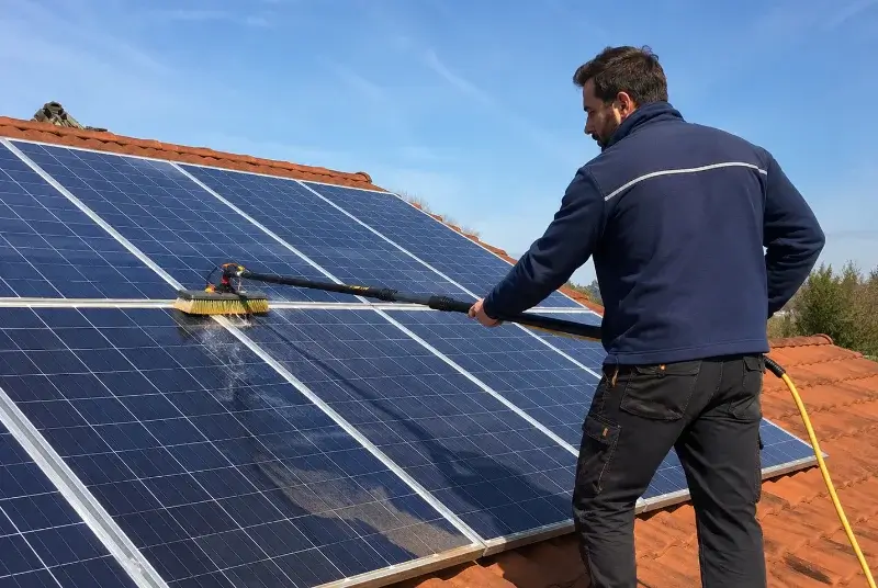 Nettoyage et entretien de panneaux solaires à Orx
